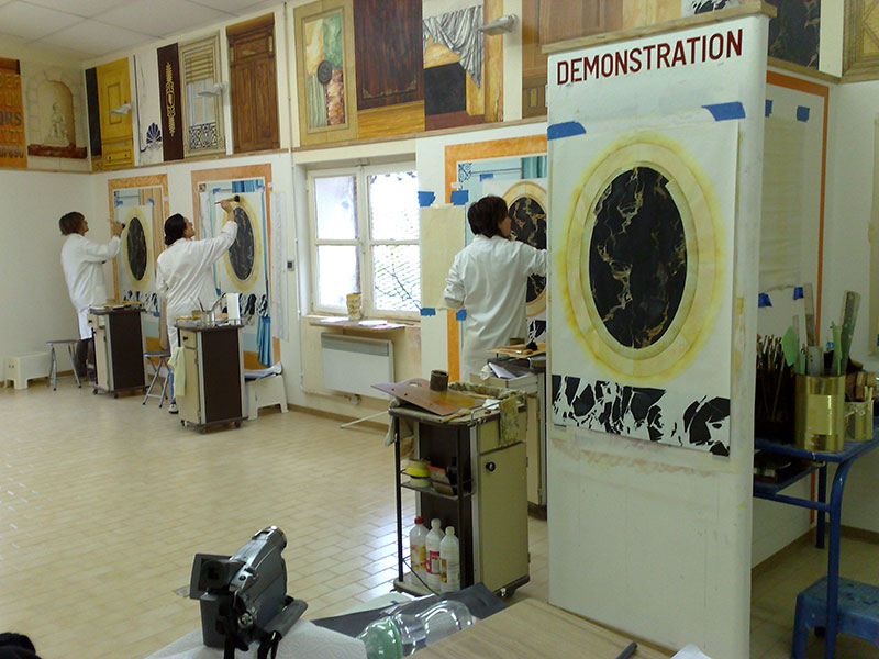 École Spéciale de Peinture Décorative de Ganagobie en Provence